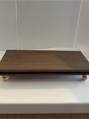 Pecan Composite Wood Riser (repels water) great 4 bathroom, kitchen or outdoors